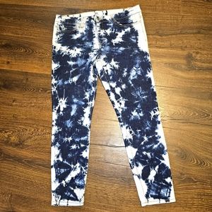 Else Women's Jeans Ankle Skinny Tie Dye Size 32